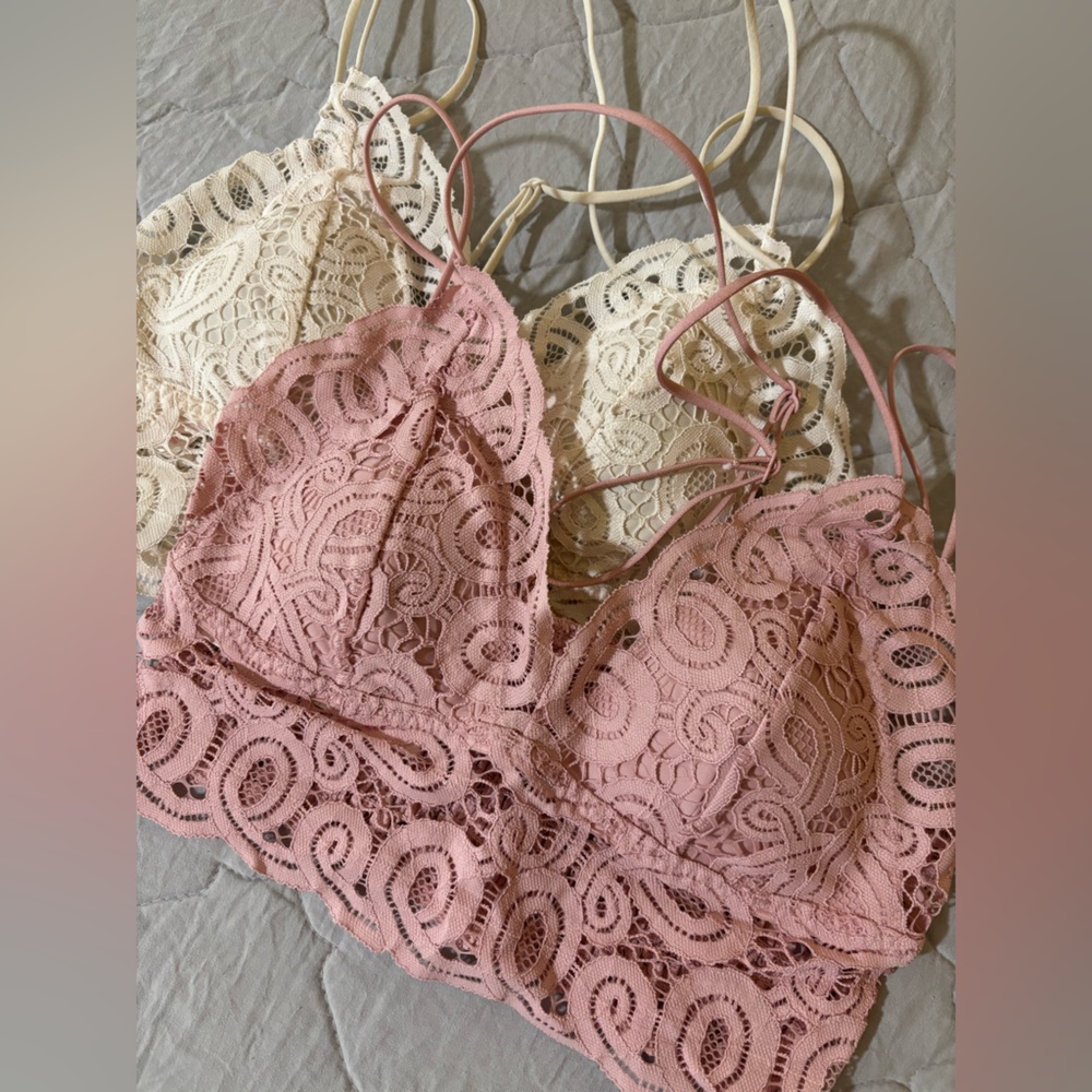 LOT of 2, VS Pink bralettes size XS